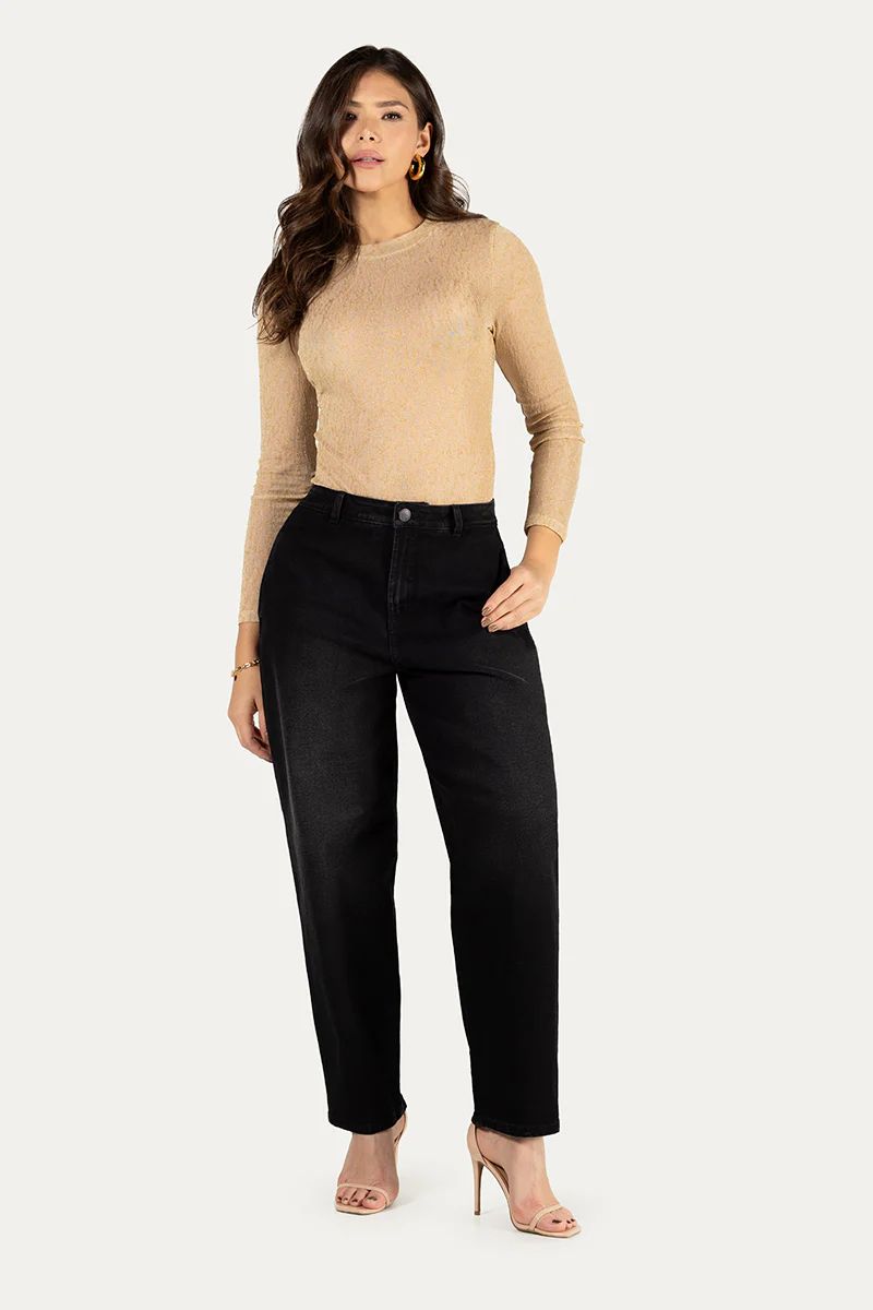 Jean Baggy Denim Oversize Negro Marca Trucco´s - Image 5