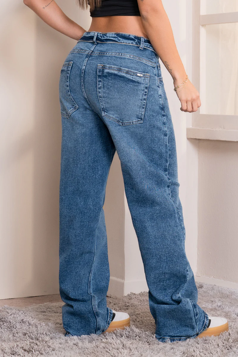 Jean Baggy Doblez En Pretina Marca Trucco´s - Image 5