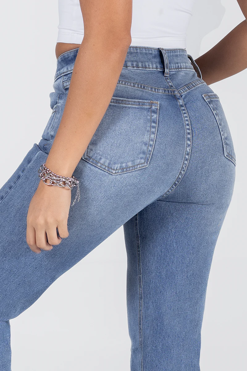 Jean MomFit Tiro Alto Vintage para Mujer - Marca Trucco´s - Image 6
