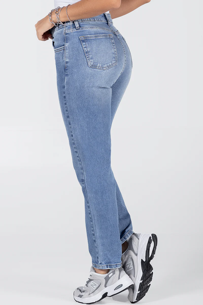 Jean MomFit Tiro Alto Vintage para Mujer - Marca Trucco´s - Image 7