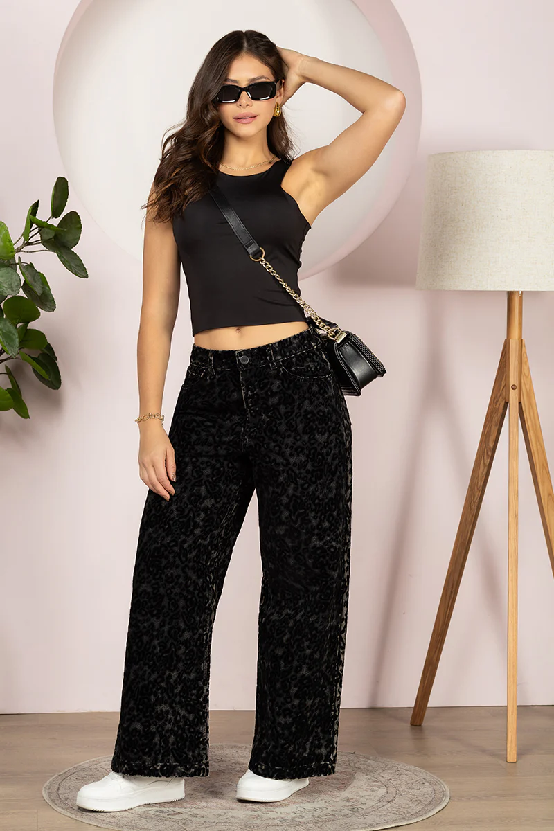Jean Wide Leg Mujer Cintura Alta Corte Ancho Marca Trucco´s - Image 2