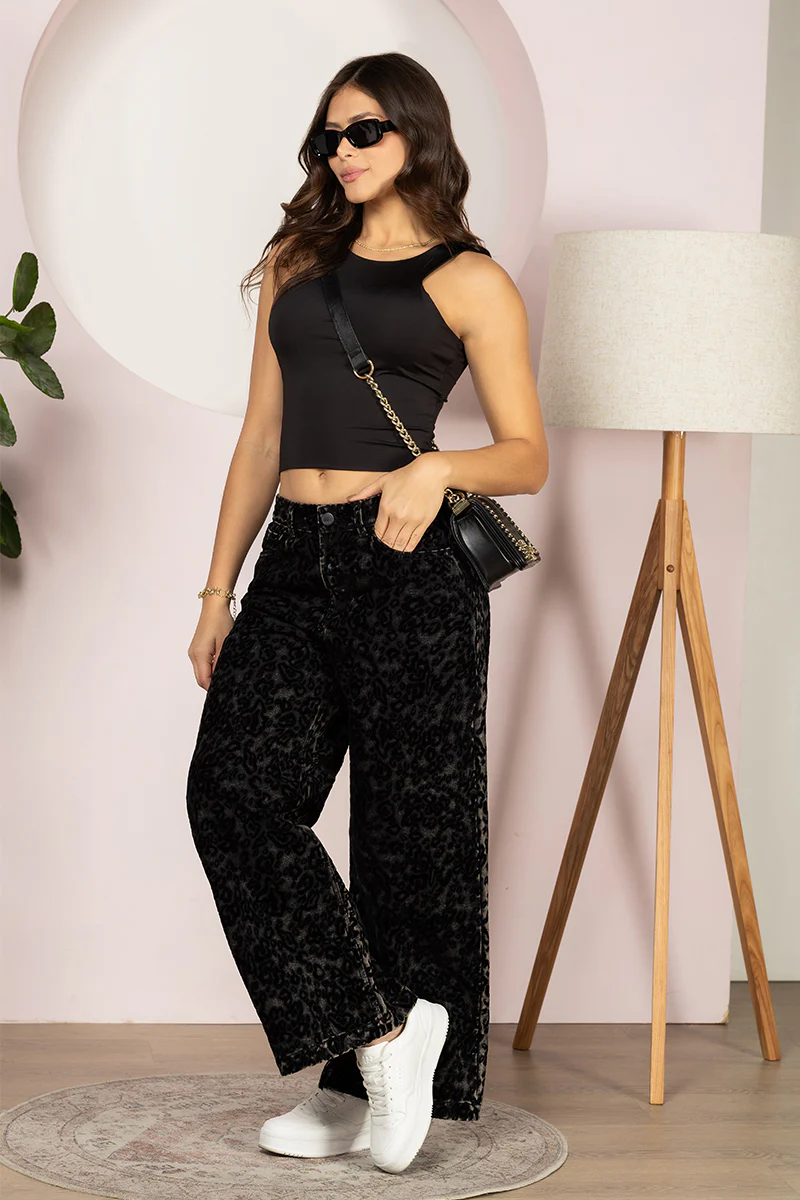Jean Wide Leg Mujer Cintura Alta Corte Ancho Marca Trucco´s - Image 3