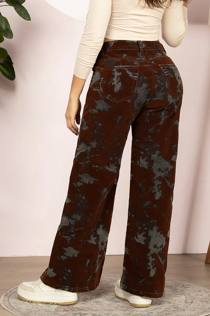 Jean Wide Leg Cintura Alta Estilo Chic Casual Marca Trucco´s - Image 3