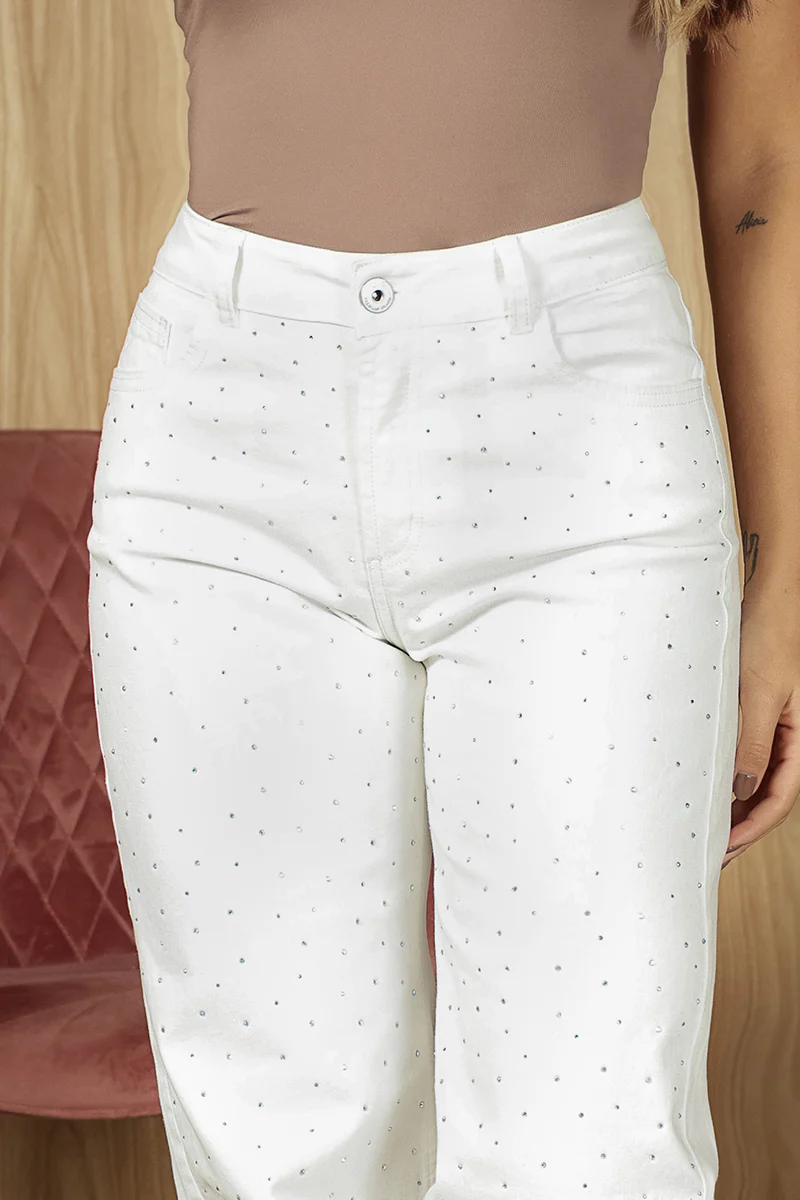 Jean Wide Leg Mujer Tiro Alto Corte Ancho Denim Casual Chic Marca Trucco´s - Image 5