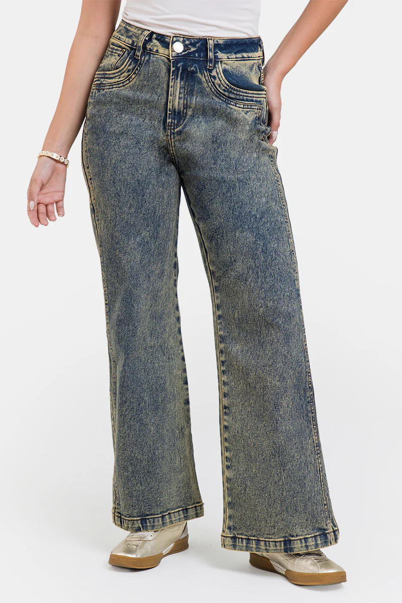 Jean Wide Leg Marca Trucco's