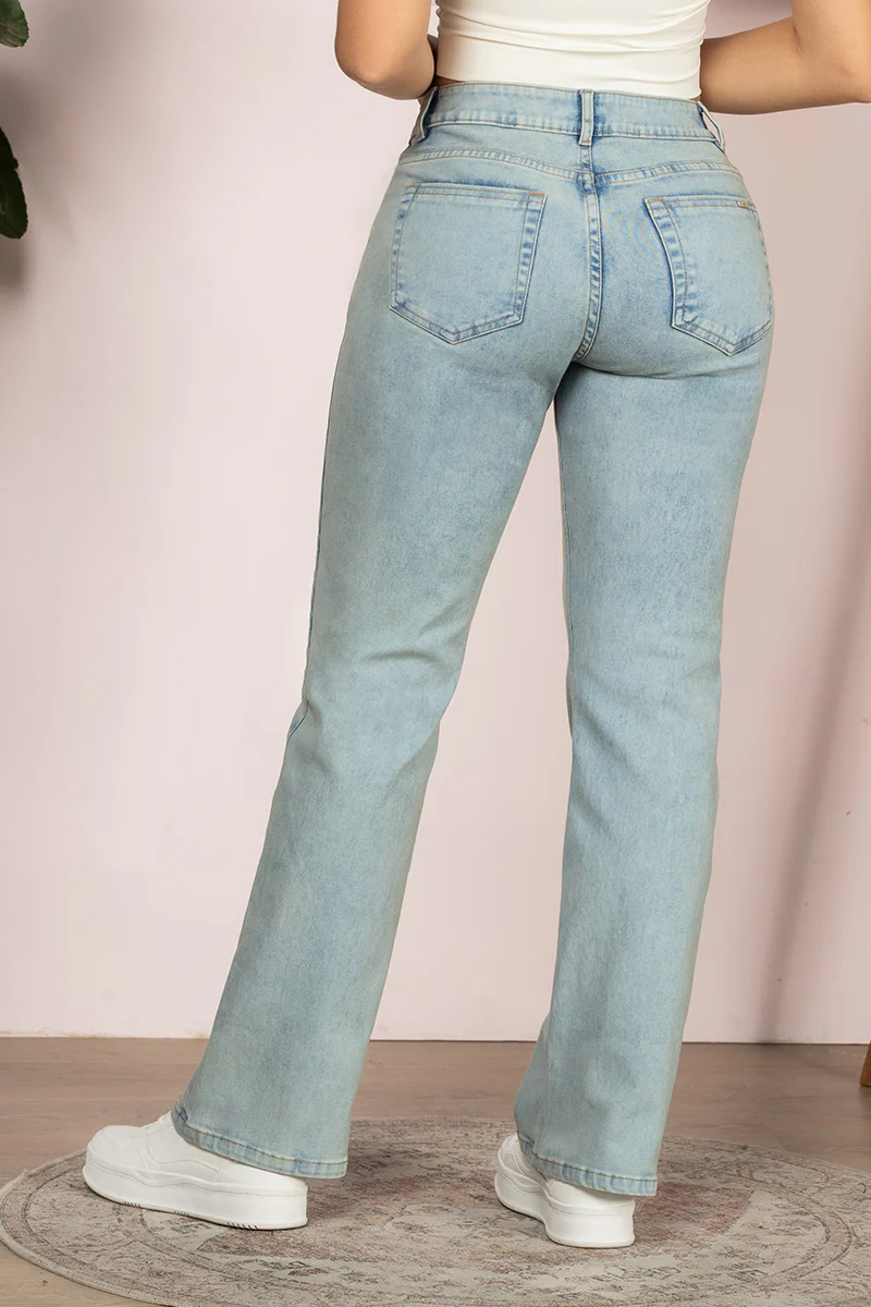 Jean Wide Leg Tiro Alto Ancho Chic Marca Trucco´s - Image 4