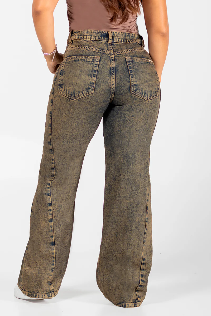 Jean Wide Leg Color Dirty Marca Trucco's - Image 6