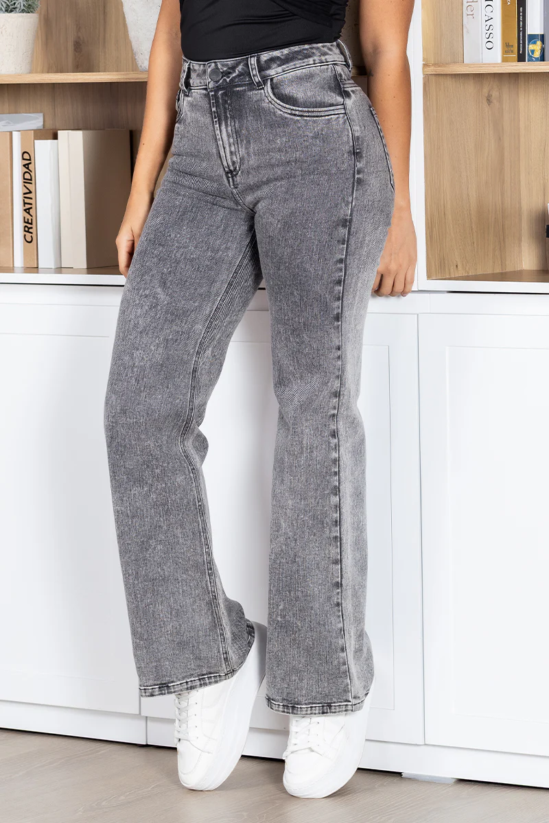 Jean Wide Leg Talle Alto Casual Marca Trucco´s - Image 4