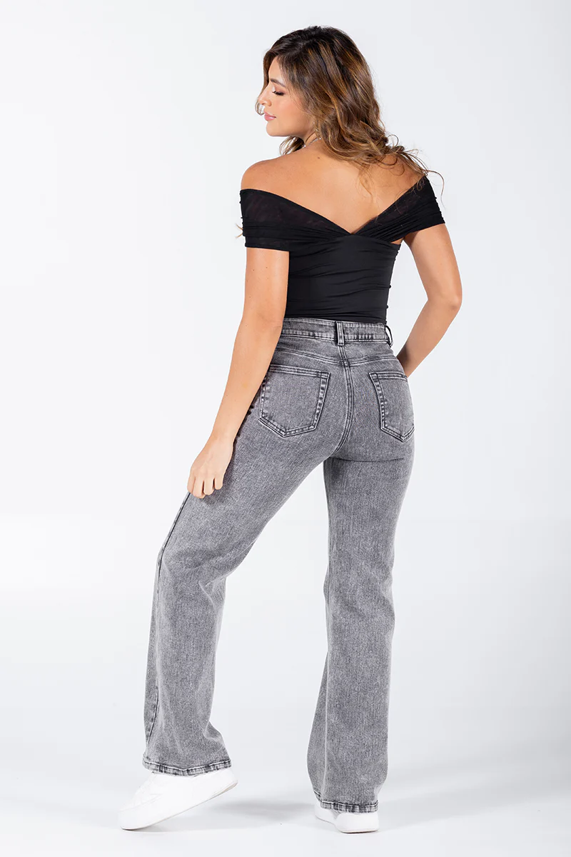 Jean Wide Leg Talle Alto Casual Marca Trucco´s - Image 6