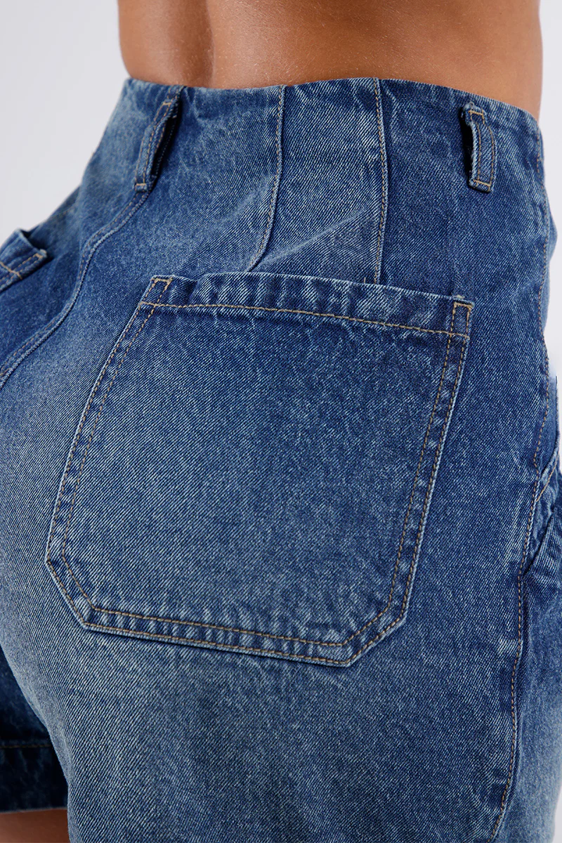 Short Tiro Alto en Algodón Marca Trucco's - Image 6